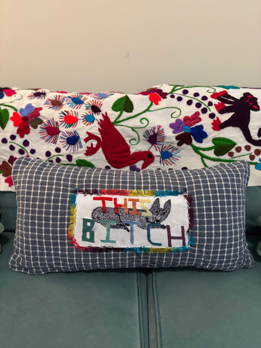 Custom Needlepoint / Embroidery Pillow
